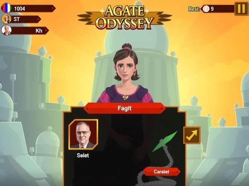 Agate Odyssey India Character Selection Screen